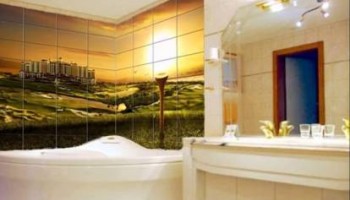 Керамическая плитка с фотоизображением - стильное решение для ванной комнаты