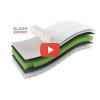 Матрас Alfa (Альфа) Sleep&Fly Organic 90x190 Пружинный матрас 